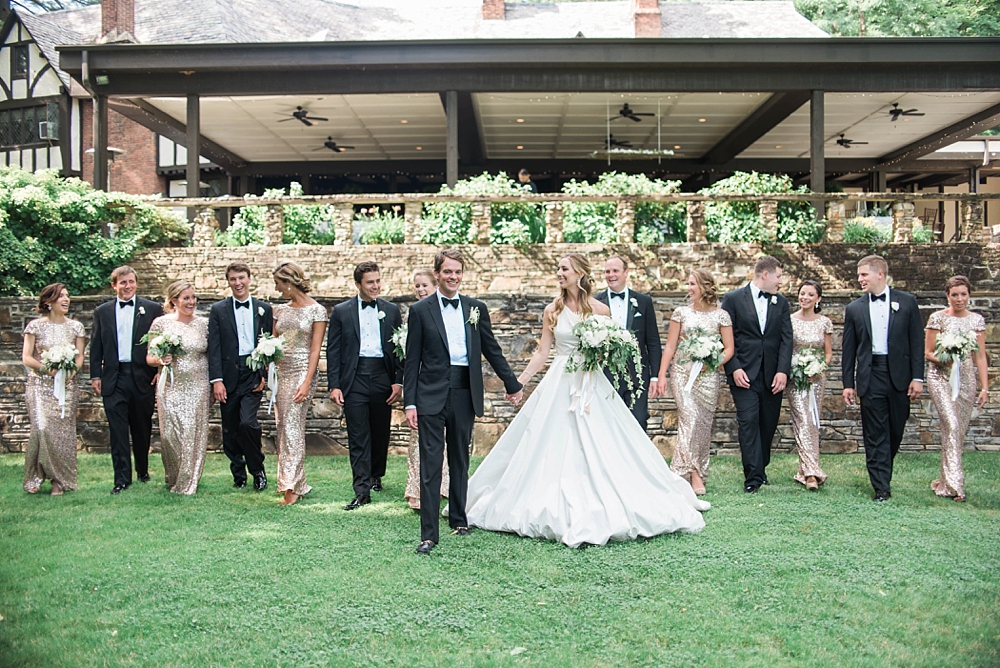 The Hillbrook Club Wedding in Cleveland, Ohio, Cleveland Wedding Venue, bridal party