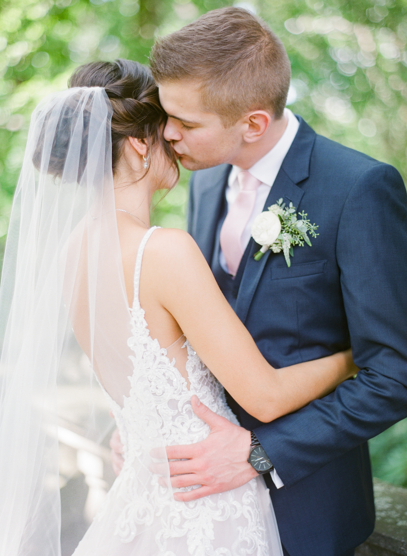cleveland wedding, stan hywet wedding, film wedding photography, bride and groom