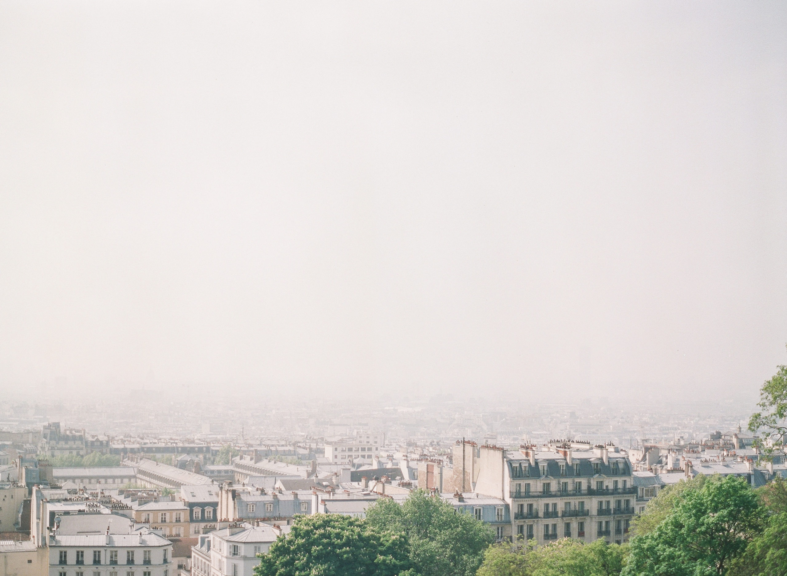 View from Montmartre, Paris, Sacre Coeur